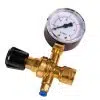 G-Tech Brass Gas Flowmeter - Rugged Flow Indication for Welding & Industrial Gas Supply