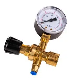 G-Tech Brass Gas Flowmeter - Rugged Flow Indication for Welding & Industrial Gas Supply