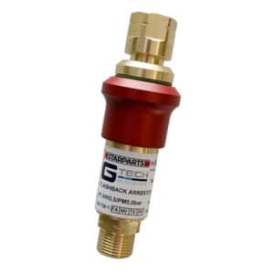 G-Tech Gas Equipment Flashback Arrestor Resettable Fuel Gas