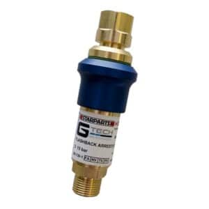 G-Tech Gas Equipment Flashback Arrestor Resettable Oxygen