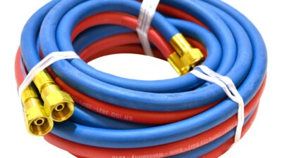 Fitted Oxy-Acetylene Twin Hose Set (3/8" Fittings) - 8 mm  x 10 m