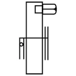 Special Water Cooled Fixed Electrode c/w 5218