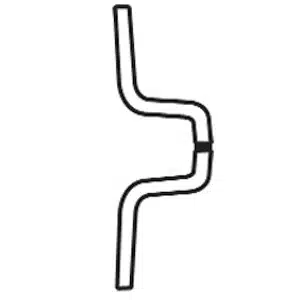 Pair Cranked Electrodes 12mm - Min QTY 2