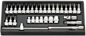 Custor SB-03032S Socket & Bit Set - 3/8" Drive - 32 Piece