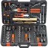 Custor TK-23497C Socket & Ratchet Handle Kit - 97-Piece (1/4", 3/8" & 1/2" Drive)