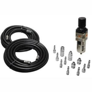 Fiac Air Compressor Air Hose, Filter Regulator & Fitting Starter Pack
