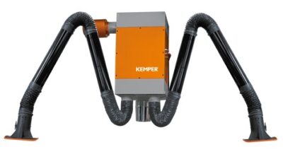 KEMPER Welding Fume Cartridge Filter Unit Stationary (7 M Arm, Rigid Metal Tube Arm - 400 V) (83 200 111)