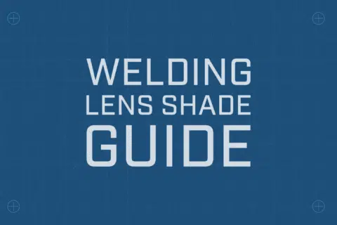 Welding lens shade guide