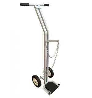 Single Cylinder Trolley - Oxygen G Size - Solid Tyres (KBHC06)