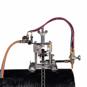 GB Cut F3 Portable Flame Cutting Machine with Torch & Chain - 110V Drive - 4-24"