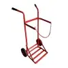 Single Gas Cylinder Trolley - Solid Rubber Tyres - Propane E & X108s (KB10)
