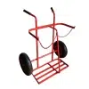 Oxygen & Propane Twin Cylinder Trolley - 16" Pneumatic Wheels (KB05)
