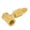 Starparts RH Cylinder Adaptor 90 Degree Right-Hand Thread Brass Gas Regulator Fitting