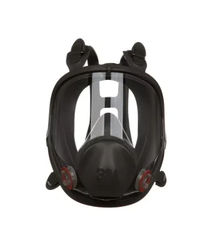 3M 6000 Series Full Face Respirator Mask - Small (Reusable, Soft Silicone Face Seal)