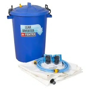 Leak Diverter Tarp & Fittings - Yellow Tarp Complete Kit