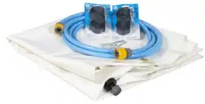 Leak Diverter Tarp & Fittings (White)