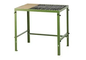 Welding Table with Grill and Bricks