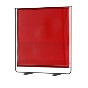 Defender 100 Complete Welding Screen - 6' 3" x 5' 2" (Red/Green/Clear)