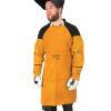 Gold Leather Welding Apron - 1.3mm Split Cowhide (Kevlar Stitched)