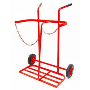 Gas Cylinder Trolley Twin Oxygen/Propane 8" Wheels