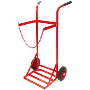 Gas Cylinder Trolley Single Propane 8" Solid Rubber Wheels