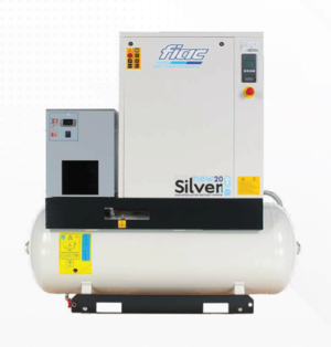 Silver NS 20 Screw Compressor 20HP 270L with Dryer