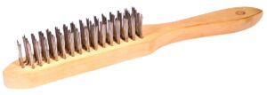Starparts Stainless Steel Wire Brush 4 Row - Pack of 10