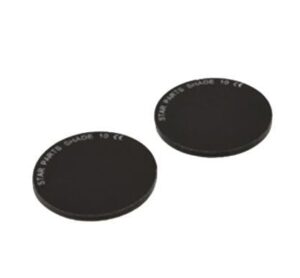 Starparts 2" Round Welding Filter Lens Mixed Shades - Pack of 50