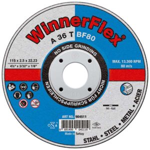 WinnerFlex Flat Cutting Discs 125mm x 2.5mm - Pack of 25