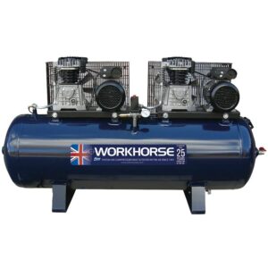 Workhorse Tandem Belt Drive Air Compressors - Various Motor Powers