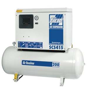 Low Noise Air Compressor Fiac SCS415-200 3HP 200L 230V