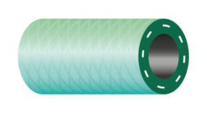 Polyurethane Air Hose Coil Prevost VALYFLEX 10 30m 10mm ID 20 Bar Green