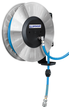 Water Hose Reel Prevost DLOI 1625LS 304 Stainless Food Grade 25m 16mm ID 10 Bar