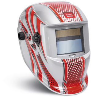 Auto-Darkening Welding Helmet GYS Venus 3/9-13 G Red True Colour