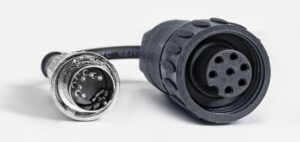 TIG Torch Adaptor GYS Amphenol 7-Pin Female to DIN 5-Pin Male