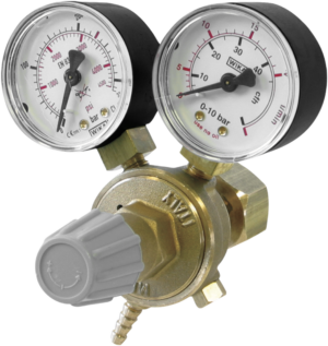 Gas Flowmeter Regulator GYS Dual Gauge Rotameter 15 L/min