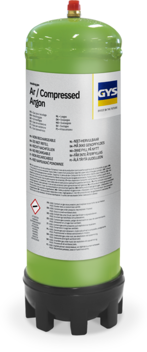 Disposable Pure Argon Gas Cartridge GYS 2.2L M10x1 TIG Welding