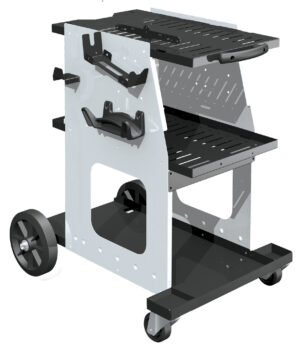 Welding Trolley GYS Weld 910 4m³ Gas Cylinder Capacity 26kg