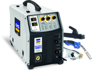 Multiprocess Welder GYS Multiweld 180M-C Single-Phase MIG/MAG MMA with Accessories