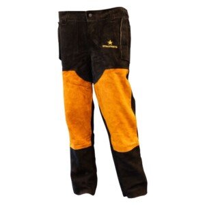 Black Premium Leather Trousers - Large or XL