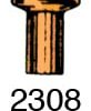 Stud Trim 10mm x 5mm 7688 Tecna for Pack 100