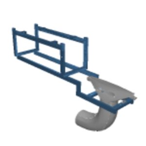 Nederman Extraction Trolley for 865 Exhaust Hose Reel on Rail