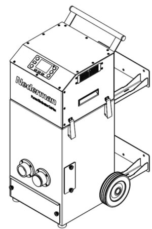 Nederman Wall Attachment for Fume Eliminator GoMax, Pack of 2